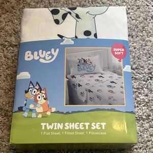 NWT Bluey Twin Sheet Set